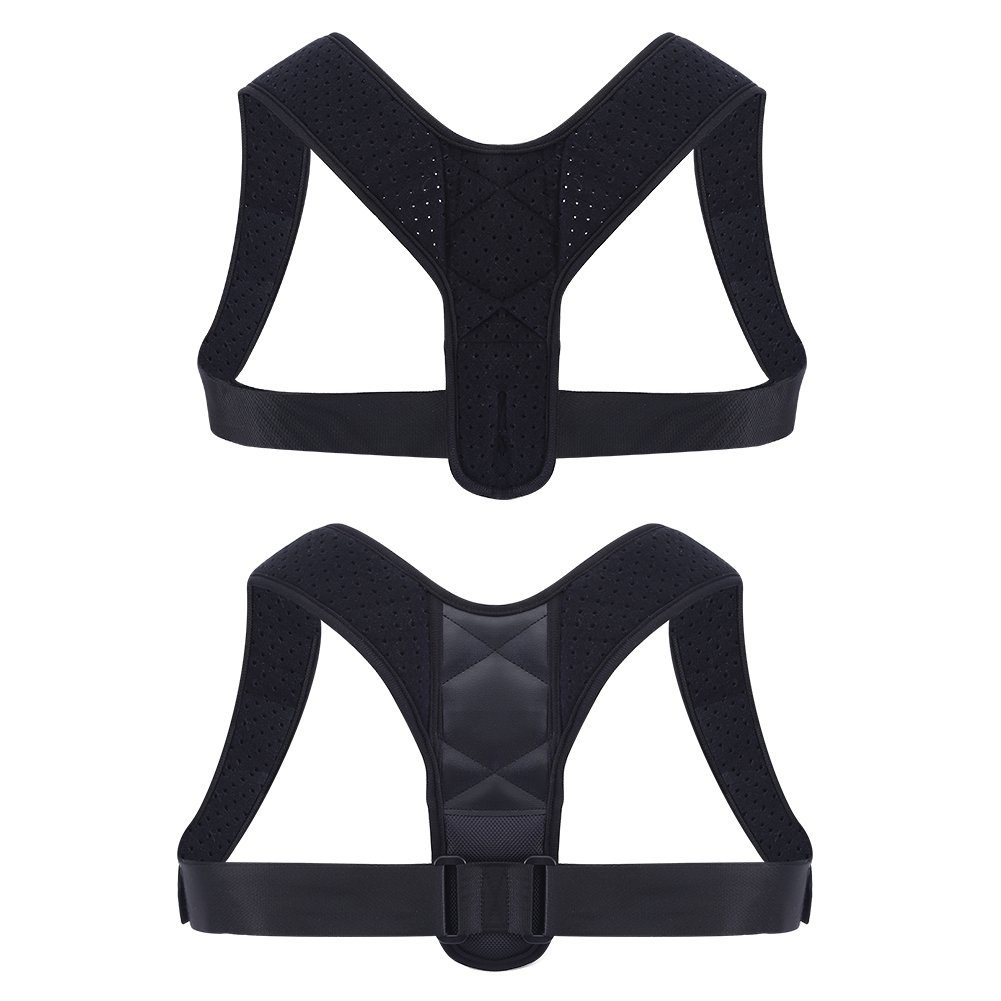 Aspiral Adjustable Posture Corrector Belt for Men & Women | Upper Back & Shoulder Support Brace & Back Pain Relief