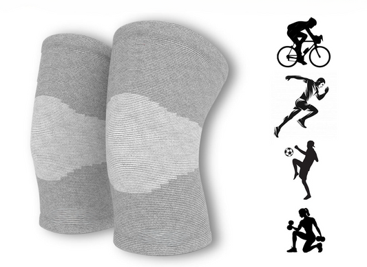 Aspiral Knee Warmer Support - Breathable Bamboo Knee Cap Brace for Pain Relief & Injury Protection