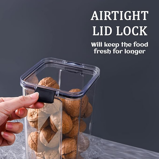 Aspiral Air Tight Kitchen Storage Containers Set | Fridge Storage Boxes (Pack of 4)