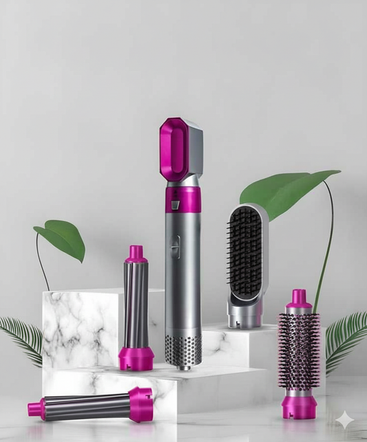 Aspiral 5-in-1 Multifunctional Hair Dryer & Styling Kit | Auto Curling, Straightening, Volumizing & Blow-Dry Tool