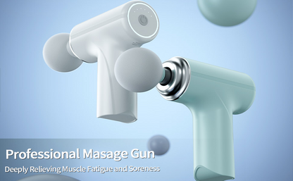 Aspiral Deep Tissue Percussion Massage Gun | 6mm Amplitude Muscle Relaxation Device with 4 Silicone Heads