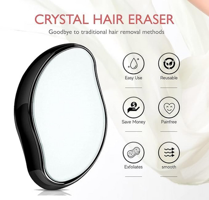 Aspiral Crystal Hair Remover For Women And Men,Stone Smooth Skin Crystal Painless Hair Removal Stone