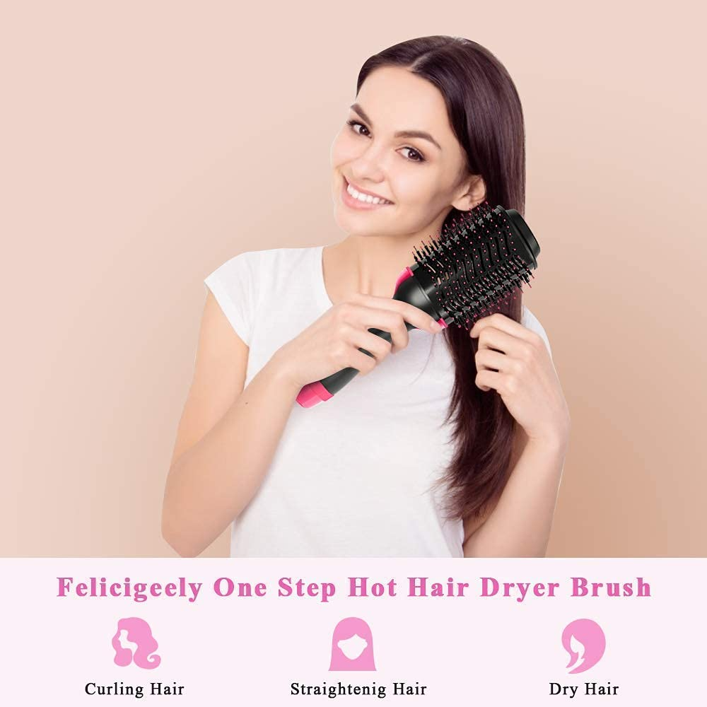 Aspiral Hot Air Hair Dryer Brush & Volumizer | Blow Dryer Brush for Straightening, Curling & Styling | 3-Speed Adjustable with 360° Swivel Cord