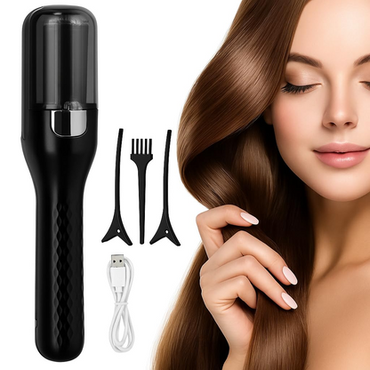 Aspiral Split-End Hair Trimmer With Double-Sided Cutter | Rechargeable Type-C Hair Repair & Trimming Tool