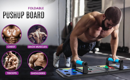 Aspiral 4-in-1 Color-Coded Push Up Board – Professional Home Gym Chest & Upper Body Workout System