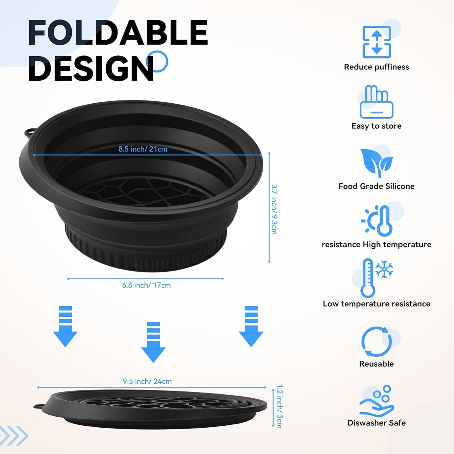 Aspiral Silicone Face Bowl for Ice with Built-In Icetray | Cold Plunge Therapy, Skin Tightening & Acne Relief – Portable Spa Tool for Home & Travel