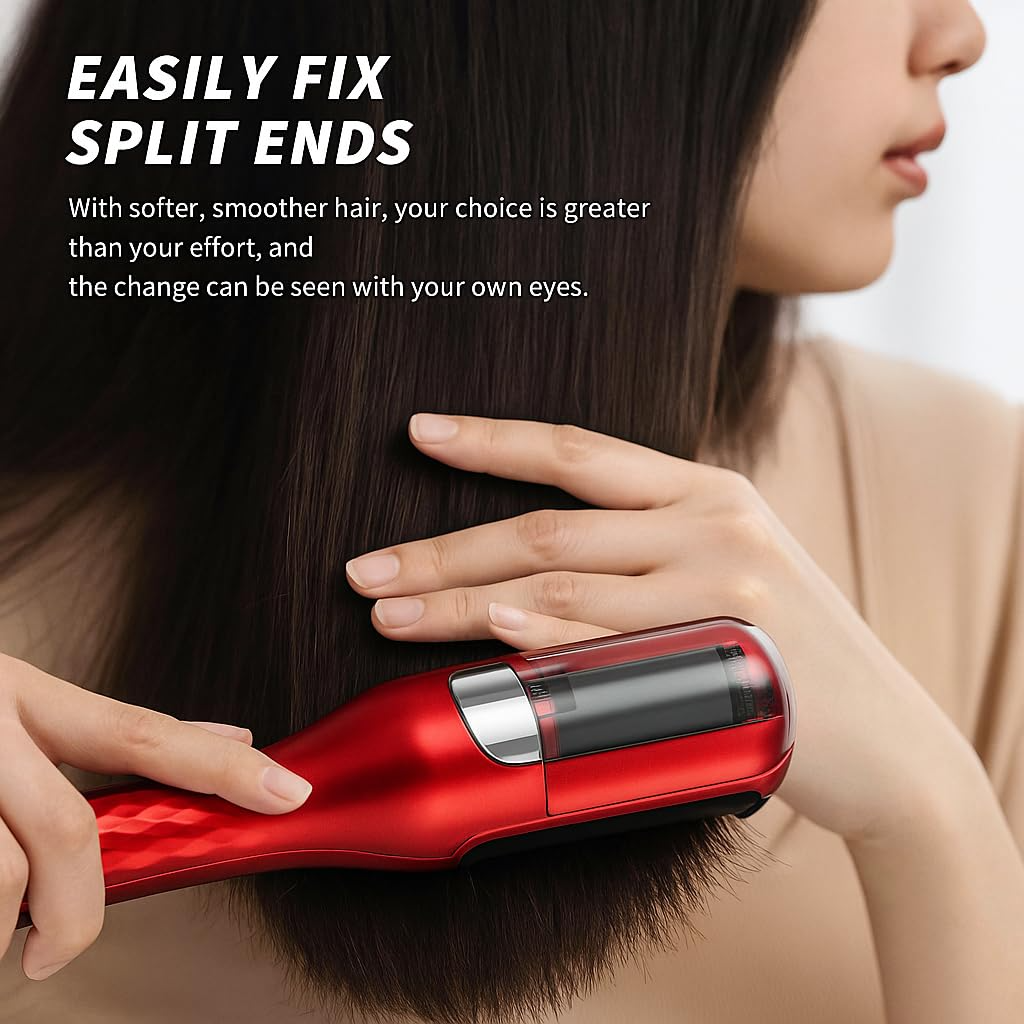 Aspiral Split-End Hair Trimmer With Double-Sided Cutter | Rechargeable Type-C Hair Repair & Trimming Tool