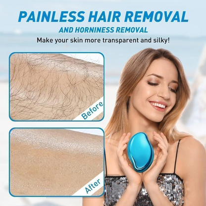 Aspiral Crystal Hair Remover For Women And Men,Stone Smooth Skin Crystal Painless Hair Removal Stone