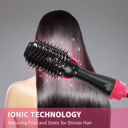 Aspiral Hot Air Hair Dryer Brush & Volumizer | Blow Dryer Brush for Straightening, Curling & Styling | 3-Speed Adjustable with 360° Swivel Cord