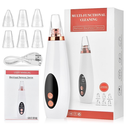 Aspiral Professional Electric Blackhead Remover Vacuum | Deep Pore Cleanser, Whitehead & Acne Suction Device with 3 Modes