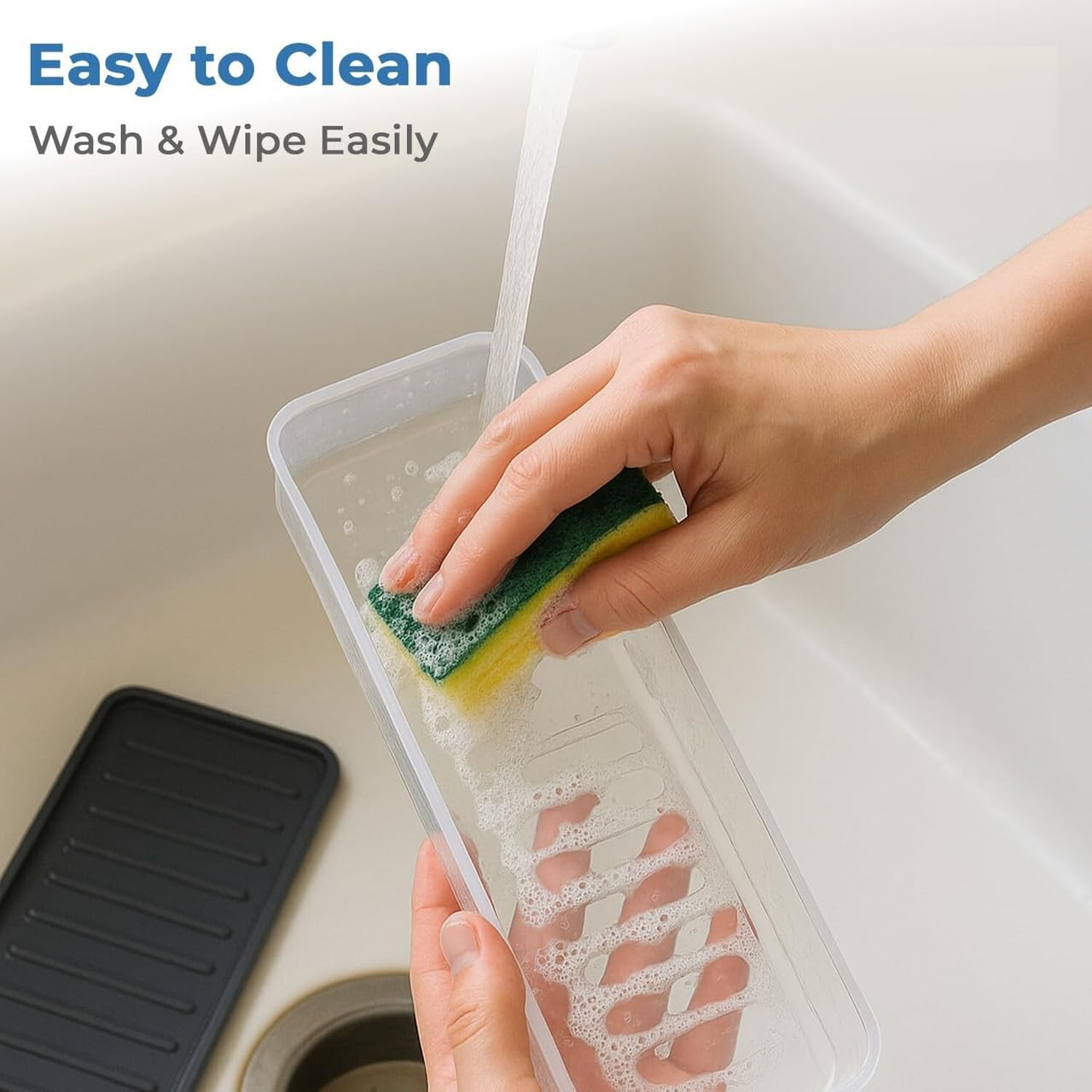 Aspiral Air Tight Plastic Storage Containers Set for Kitchen | Leak-Proof, Durable, and Space-Saving (1200 ML , Pack of 6)