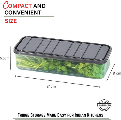 Aspiral Air Tight Plastic Storage Containers Set for Kitchen | Leak-Proof, Durable, and Space-Saving (1200 ML , Pack of 6)