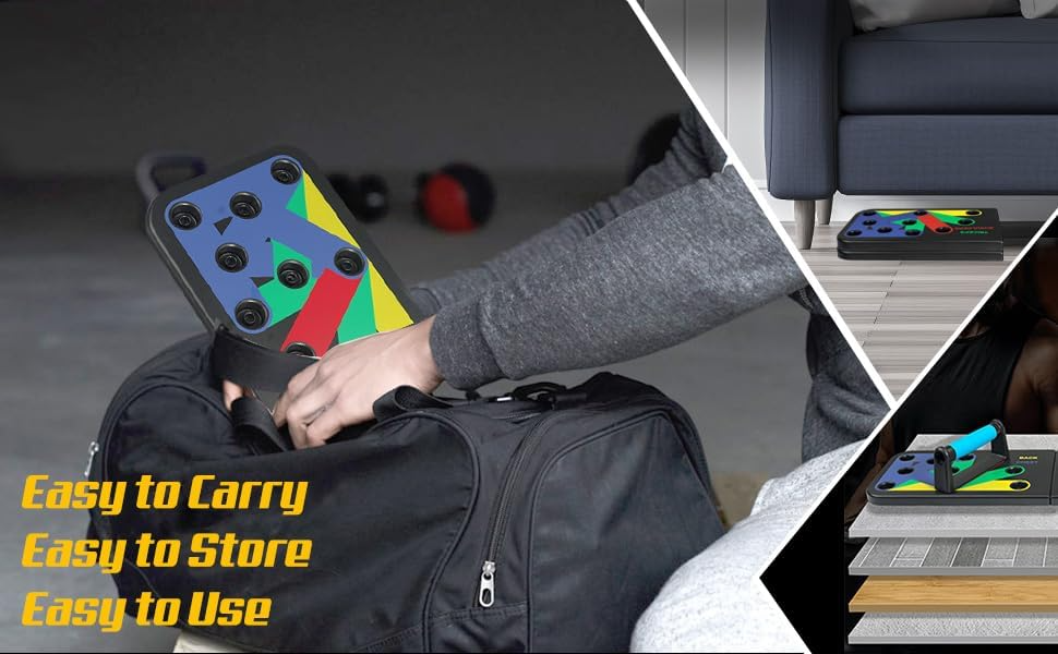 Aspiral 4-in-1 Color-Coded Push Up Board – Professional Home Gym Chest & Upper Body Workout System