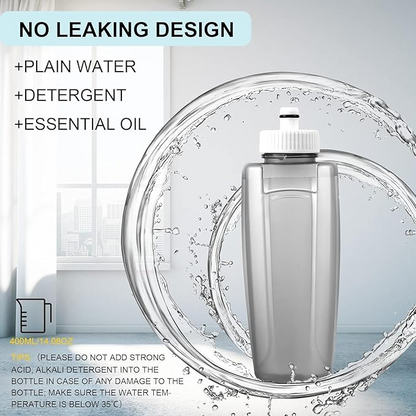 Aspiral Premium 2-in-1 Spray Floor Mop with 400ml Refillable Bottle | Microfiber Flat Mop for Home Cleaning | Suitable for Tiles, Marble, Hardwood & All Surfaces