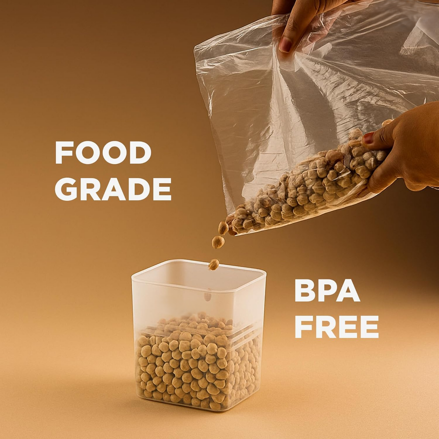 Aspiral Fridge Storage Containers Set of 6 - BPA Free Airtight Food Storage Boxes for Vegetables, Fruits & Dry Items