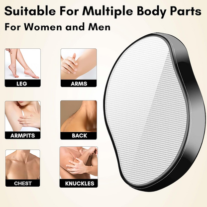 Aspiral Crystal Hair Remover For Women And Men,Stone Smooth Skin Crystal Painless Hair Removal Stone