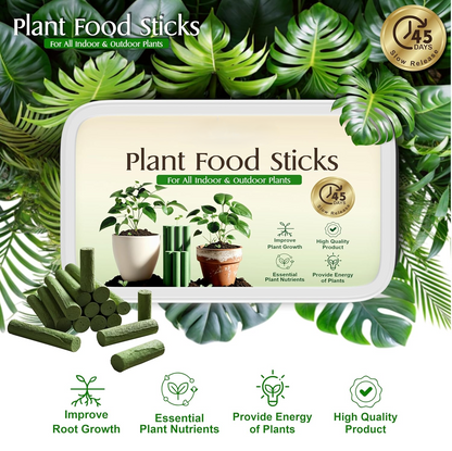 Aspiral Fertilizer Sticks for Potted Plants (25 Sticks) – 45 Days Plant Food for Indoor & Outdoor Pots | Mess-Free Nutrient Boost with Essential NPK & Micronutrients