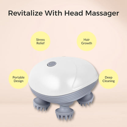 Aspiral Electric Scalp & Full Body Massager – Stress Relief, Hair Growth & Deep Relaxation Device